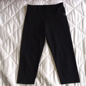 Justice Black Athletic Capris